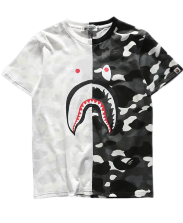 Bape Shark T Shirt Men Women