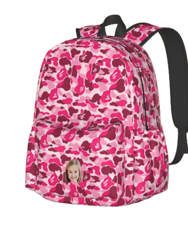 Bape Pink Backpack