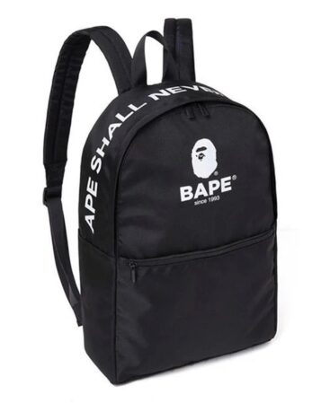 Bape Black Laptop Backpack
