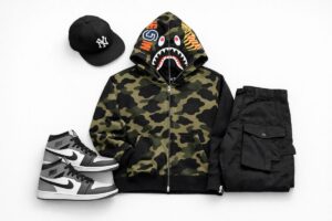 how to style bape hoodies