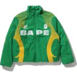 ABA GREEN FRAME JACQUARD MULTI LOGO JACKET FOR MENS