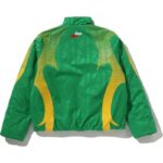 ABA GREEN FRAME MONOGRAM JACQUARD MULTI LOGO JACKET FOR MENS
