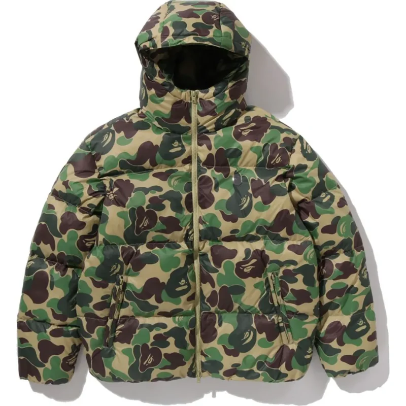 ABC GREEN CAMO DOWN JACKET MENS