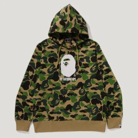 BAPE ABC Camo Green Pullover Hoodie