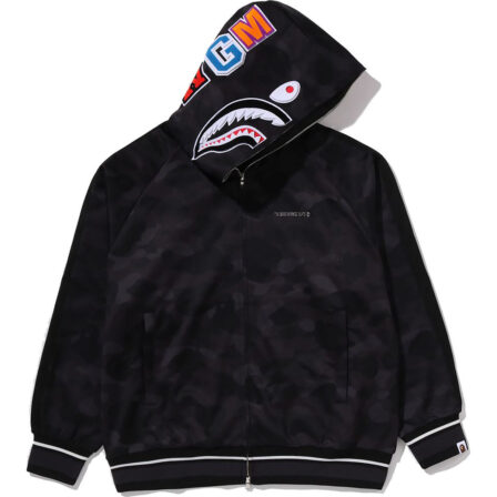 Men’s Black Camo Shark Track Jacket