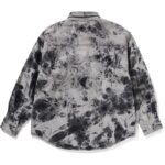 Mens Grey Ape Logo Shirt Back