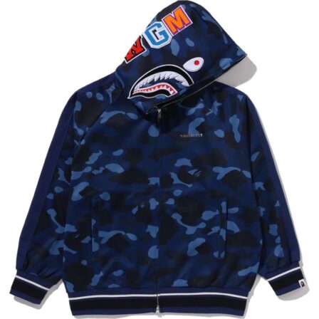 Men’s Navy Camo Shark Track Jacket