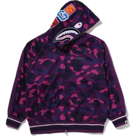 Men’s Purple Camo Shark Track Jacket