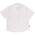 Mens White Oxford Shirt Back