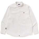 Mens White Oxford Shirt Front