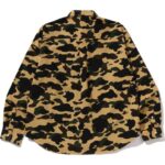 Mens Yellow Camo Shirt Back