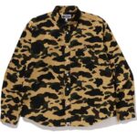 Mens Yellow Camo Shirt Front