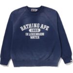 Navy Washed Sweatshirt