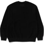 black relaxed fit sweatshirt mens
