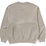 beige relaxed fit sweatshirt mens