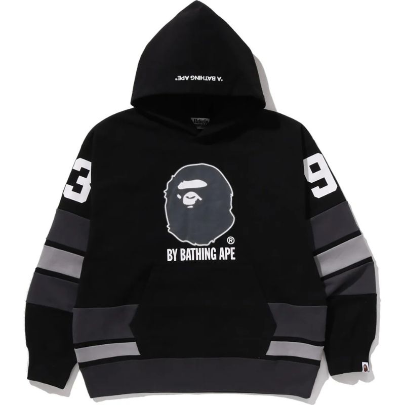 bape pullover hoodie black