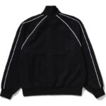 black metal logo track jacket mens