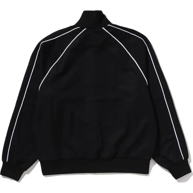 black metal logo track jacket mens