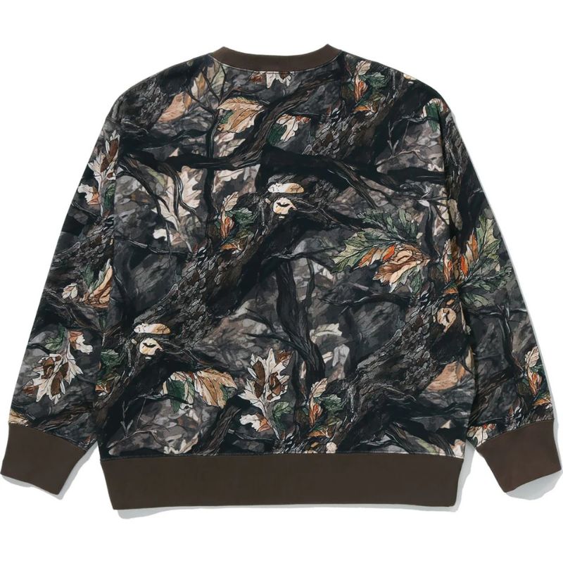 brown relaxed fit college mens