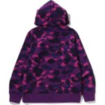 purple bape pullover mens