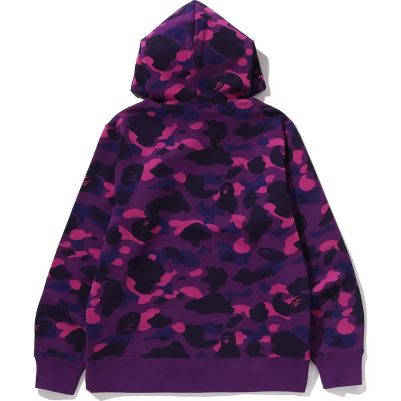 purple bape pullover mens