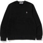 one point crewneck black