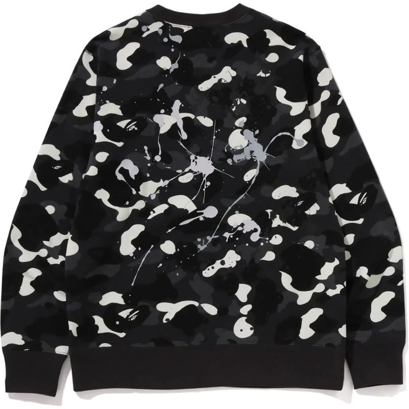 black camo sweatshirt mens