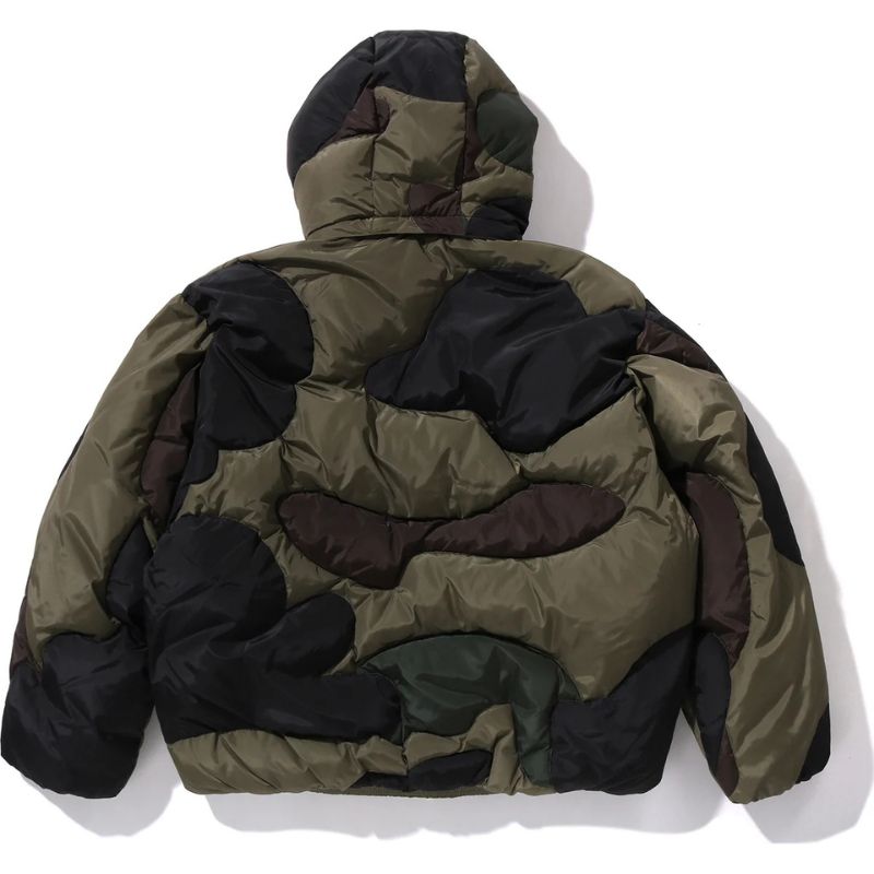 1ST GREEN NYLON DOWN JACKET FOR MENS