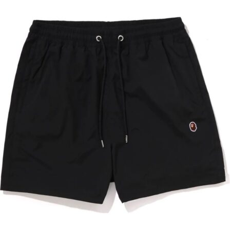Black One Point Shorts