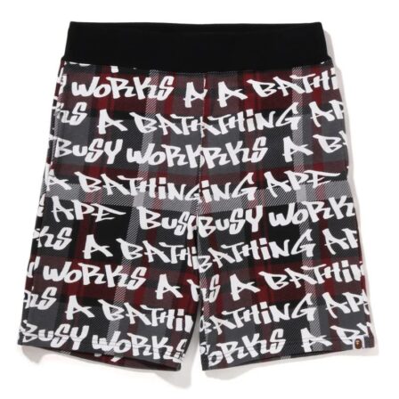 Blue Graffiti Shorts