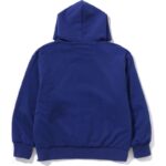 COLLEGE BLUE PUFFY PULLOVER HOODIE FOR MENS