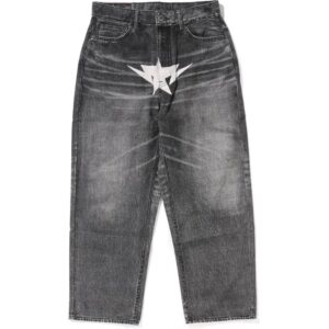Clean Black Denim with Streetwear Attitude