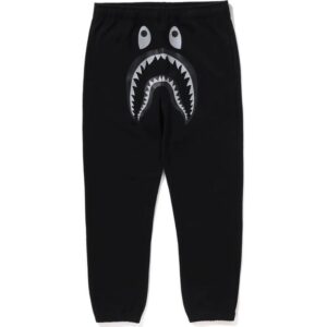 Mens Black Shark Sweatpants