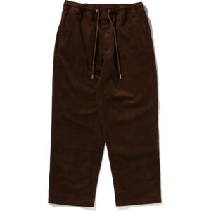 Mens Charcoal Bathing Ape Corduroy Pants