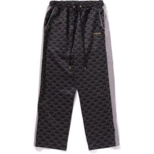 Sleek Black Styling with Monogram Detail