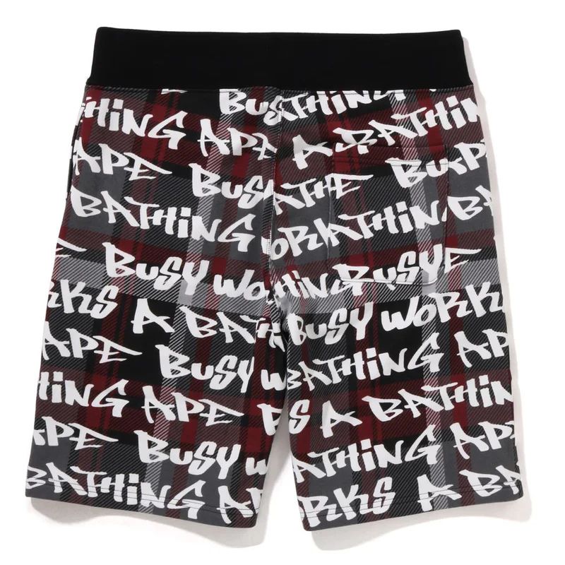 black sweat shorts mens