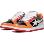 bape sk8 sta orange