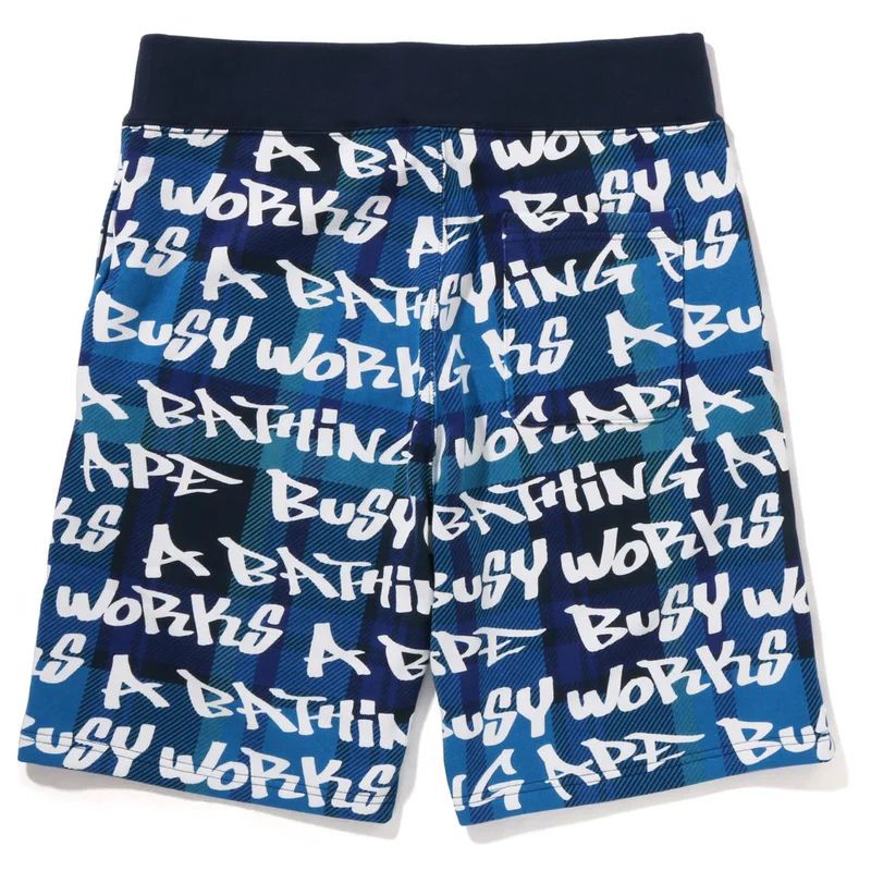 blue sweat shorts mens