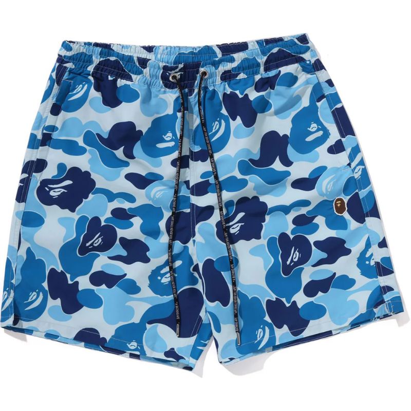 abc camo water shorts blue