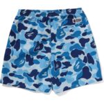 blue relaxed fit water shorts mens