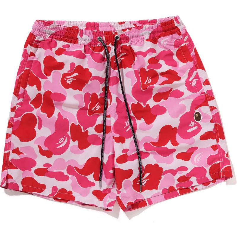 abc camo water shorts pink