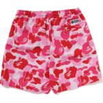 pink relaxed fit water shorts mens