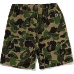 abc camo pile shorts green