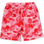 abc camo pile shorts pink