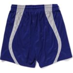 blue relaxed fit sweat shorts mens