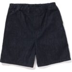 one point 13oz denim shorts indigo