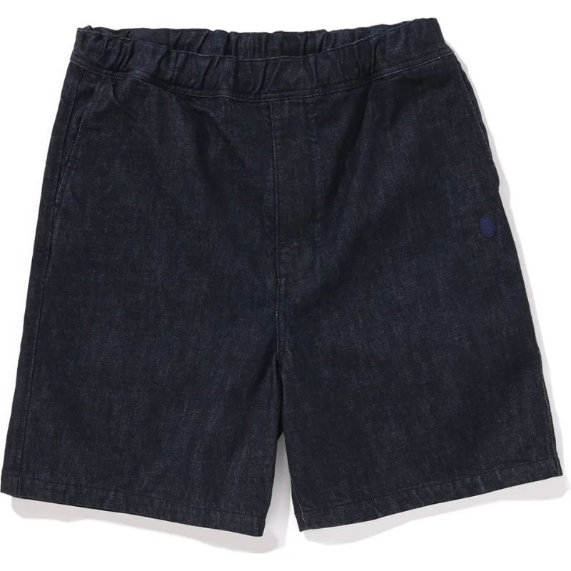 one point 13oz denim shorts indigo