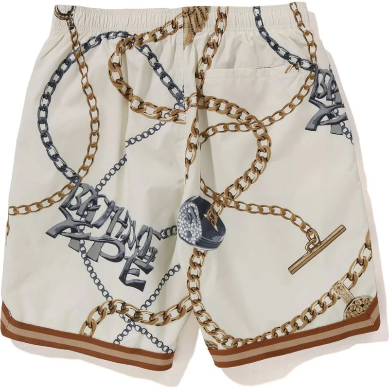 ivory logo shorts mens