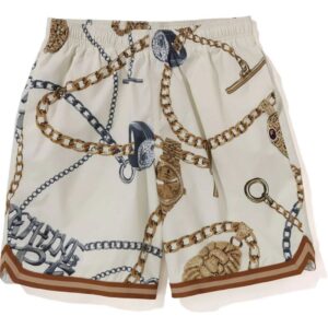 Mens Ivory Bape Jewels Shorts