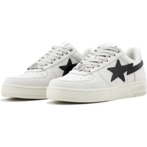 Mens White Bape STA #4